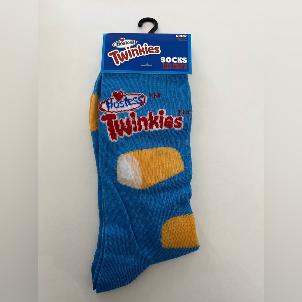 Hostess Twinkies Socks Fits Men’s Shoe Size 6-12